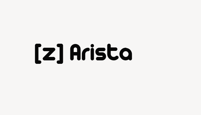 [z] Arista font download